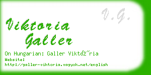 viktoria galler business card